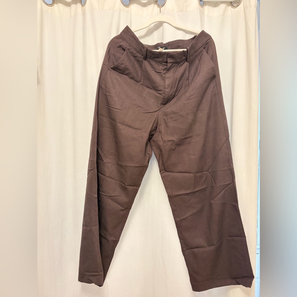 Madewell Slouchy Straight Pants. Drapey Twill
